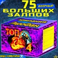 Салют 75 больших залпов, фейерверк Топ 4 (веерный) TKB897